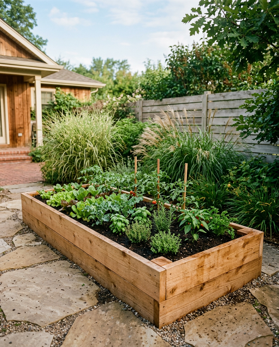 The 4-by-8-foot cedar raised bed is the project everyone starts with for good reason.